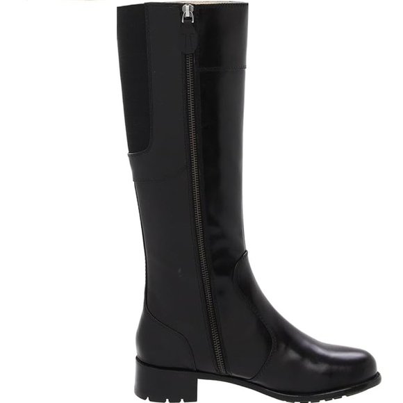 Taryn Rose Leather Riding Boot - Picture 3 of 14